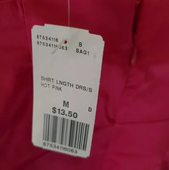 Forever 21 Fuchsia Mini Dress Size M - Picture 3 of 3